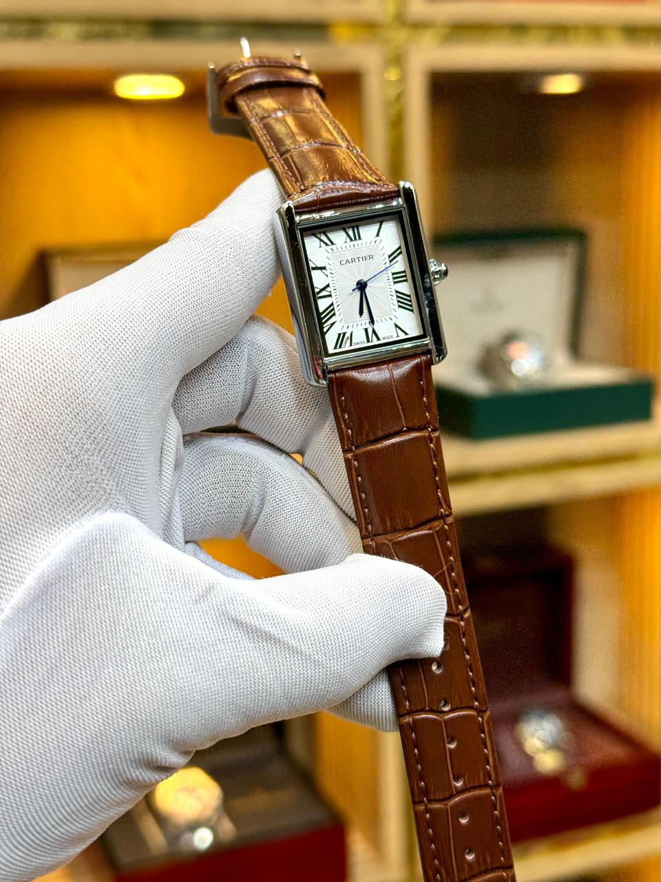 Cartier Tank Heritage Leather