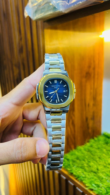 Pattek Phillipe – Two Tone Stainless Steel Wrist Watch