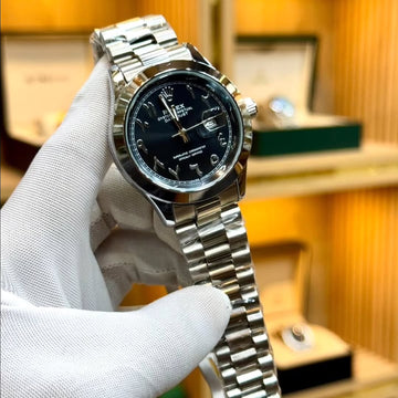ROLEX Arabic Luxury Classic Steel Watch
