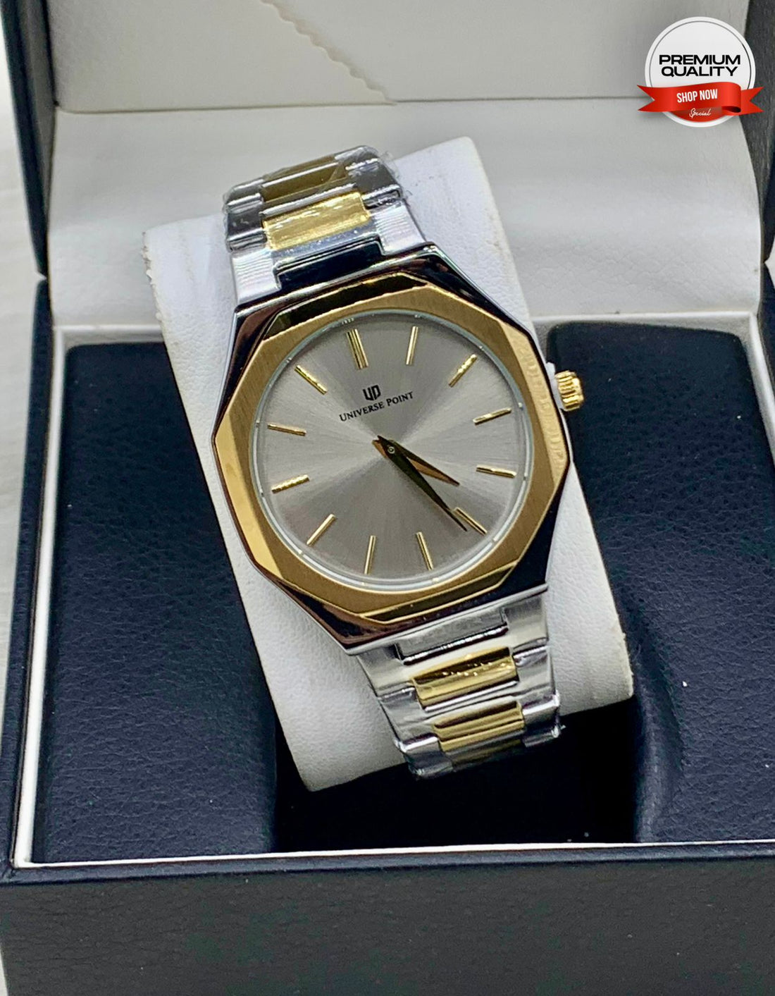 Universe Point Stainless Steel Two Tone Watch